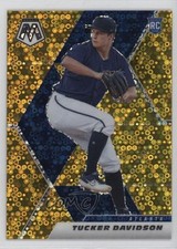 2021 Panini Mosaic Rookie Quick Pitch Gold Prizm 2/10 Tucker Davidson #240 0c2