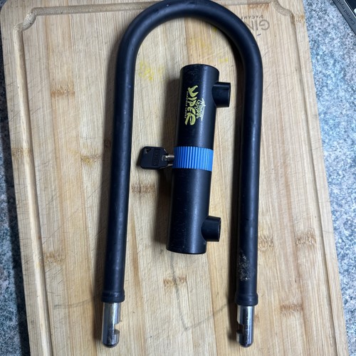 Motrax MV1 Viper Shackle Lock 1Cylinder Keys 16mm Alloy Steel Shackle  BC17580