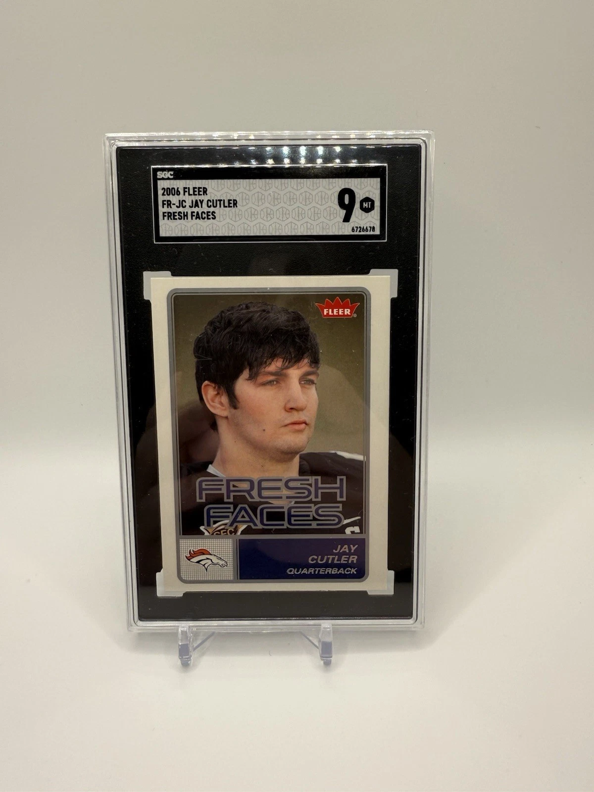 Jay Cutler Fleer Fresh Faces #FRJC Base