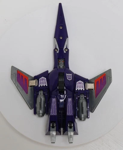 G1 Transformers Cyclonus Incomplete Action Figure Purple Jet 1986 Vintage Hasbro