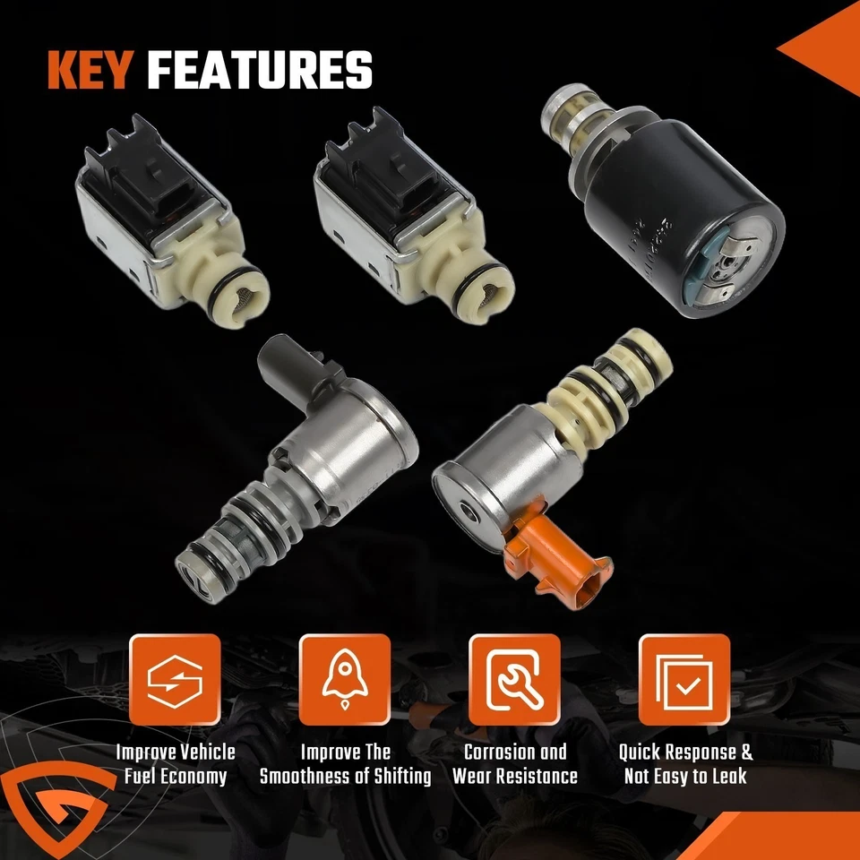 Комплект соленоида Transmission Master для GMC Chevy EPC Shift TCC 3-2 PWM 4L60E 4L65E - Изображение 4 из 4