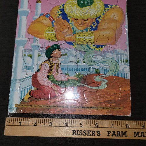 Vintage Frame Tray Puzzle Disney Aladdin NEW 12 Pieces - Picture 4 of 6