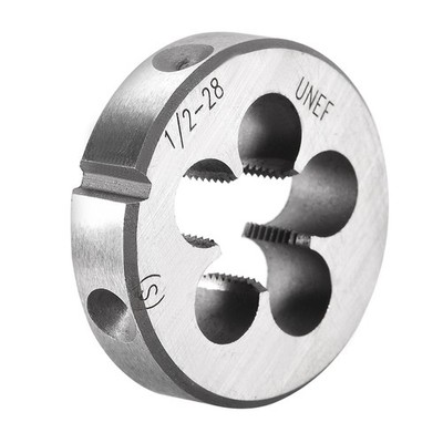 1/2-28 UNEF Round Dies Machine Thread Threading Dies 1.5'' OD Tool Steel
