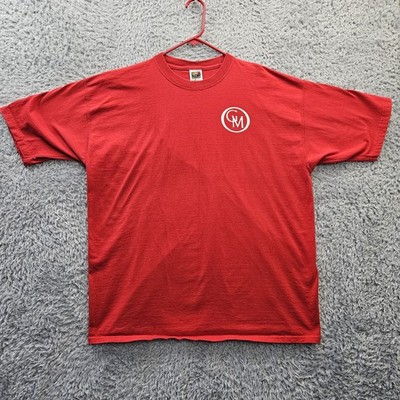 Glen Miller Orchestra Vintage T Shirt 90s Fruit of the Loom Red Cotton Lofteez