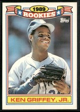 1990 Topps Glossy Rookies Ken Griffey Jr. #11 card