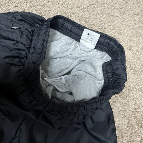 Vintage Nike Windbreaker Track Pants Kids Medium (8-10) Black 90s Lined Swoosh - Picture 9 of 17