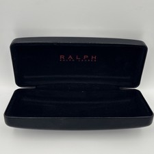 RALPH LAUREN Large Hard Shell Eyeglasses Sunglasses Case, Black
