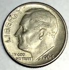 1964-D Roosevelt Dime - Circulated Condition - 90% Silver - US Coin - 3171