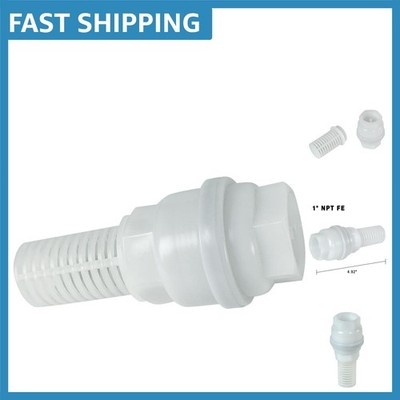 Reliable 1'' NPT PVC Foot Valve for Water Pressure Pumps and Garden Use