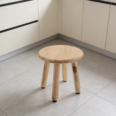 Multifunktionaler Hocker Tritthocker Holz Holzhocker Rustikal Vierbeiniger