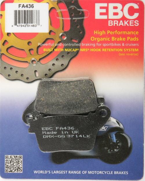EBC BRAKE PADS Fits: Honda CBR1000RR,CBR1000RR ABS,CBR600RR