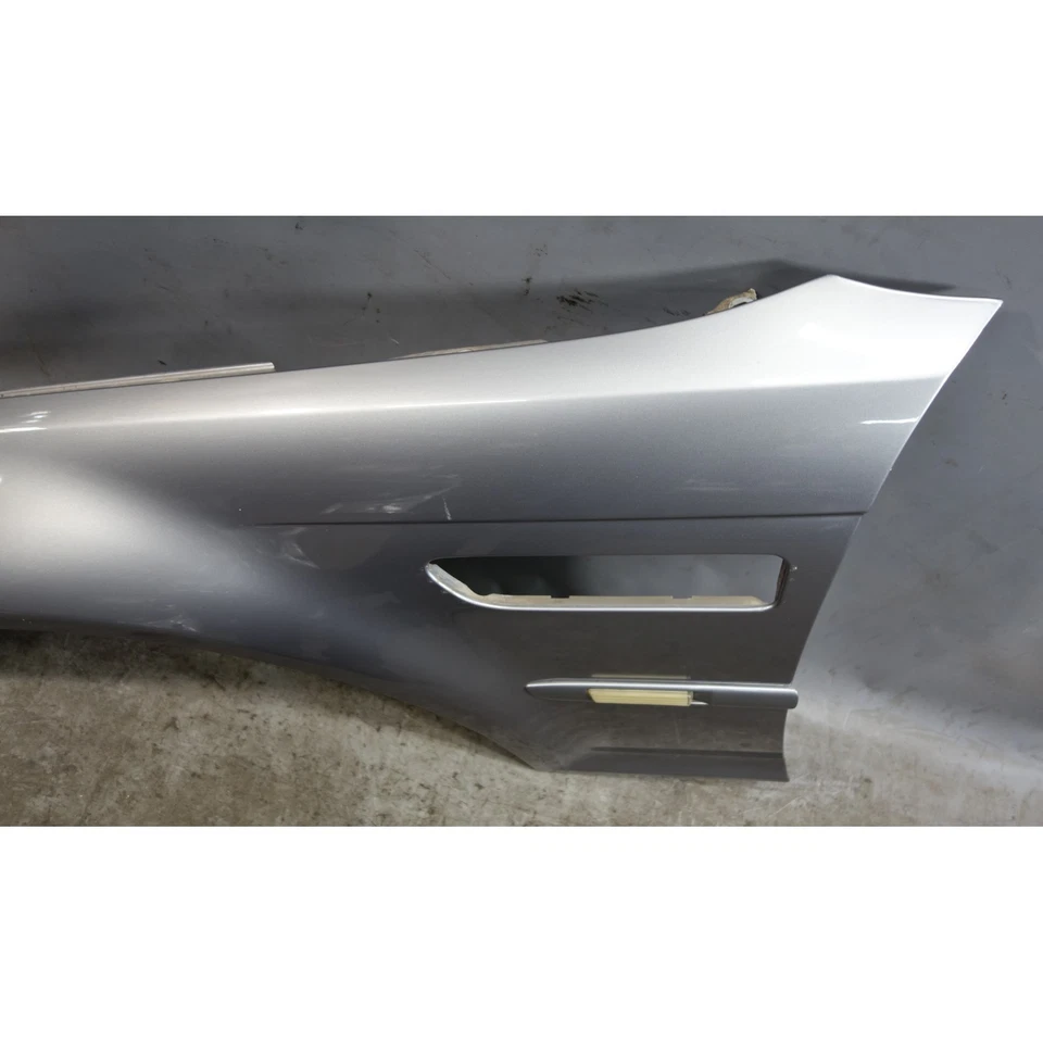 BMW E46 M3 2001-2006 guardabarros delantero izquierdo cuarto panel gris plateado OEM Foto 2 de 4
