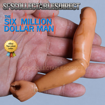 Vintage Six Million Dollar Man Rare Left Arm Austin, Goldman c1974 FREE POST