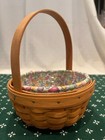 LONGABERGER Easter Bunny Face with basket AND another small easter basket — photo 5