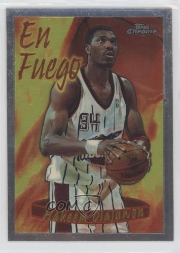 Hakeem Olajuwon #2 1996 Topps Chrome Season's Best card
