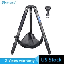Heavy Duty Camera Tripod Carbon Fiber Bowl Tripod Camera Travel Tripod Load 44lb