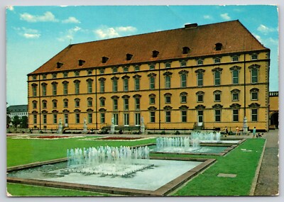 Mansion Castle Osnabruck Schloss Germany Postcard UNP 6x4 Garden Fountain View
