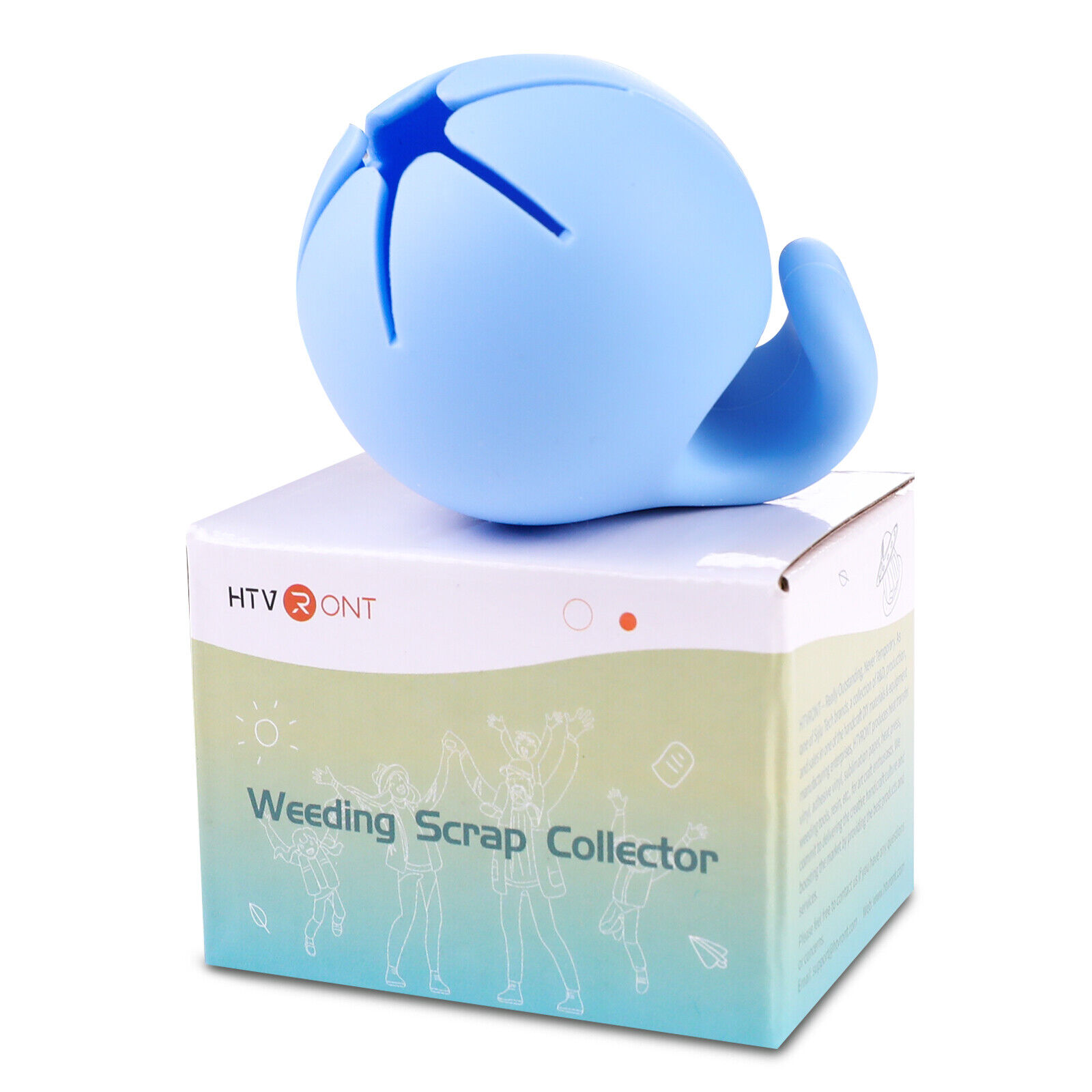 Craft Vinyl Weeding Scrap Collector Ring Waste Collector Silicone Suction  Cup