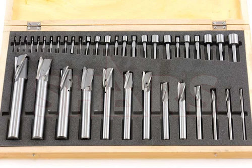 Shars 40PC 3 Flute HSS Interchangeable Pilot Counterbore Set New L}