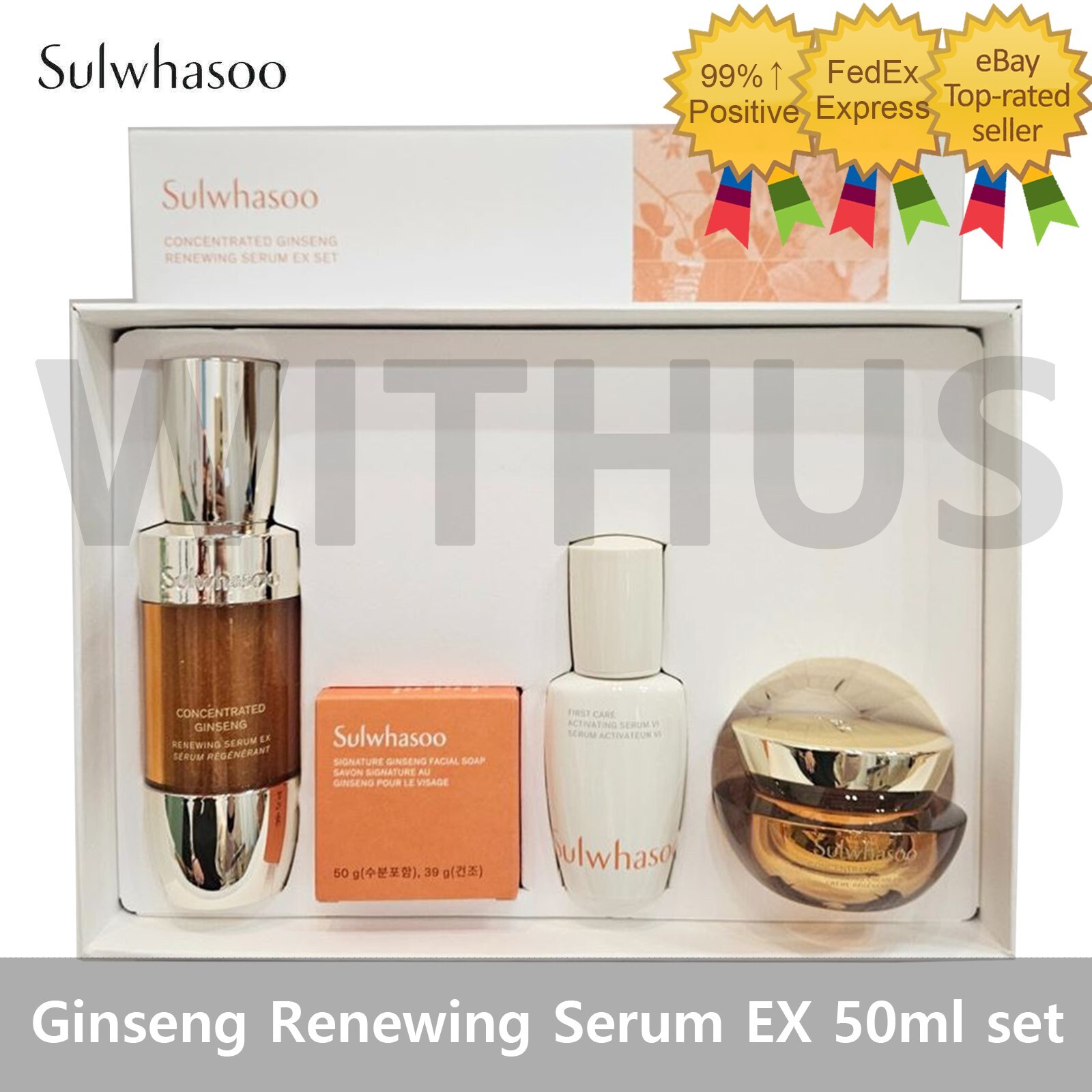 Sulwhasoo Concentrated Ginseng Renewing Serum EX 50ml Special gift