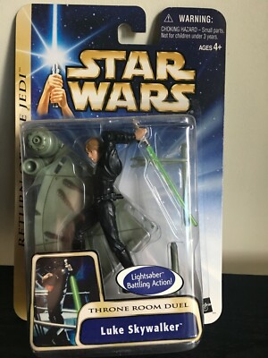 Luke Skywalker Throne Room Duel 2003 STAR WARS The Saga Collection #17
