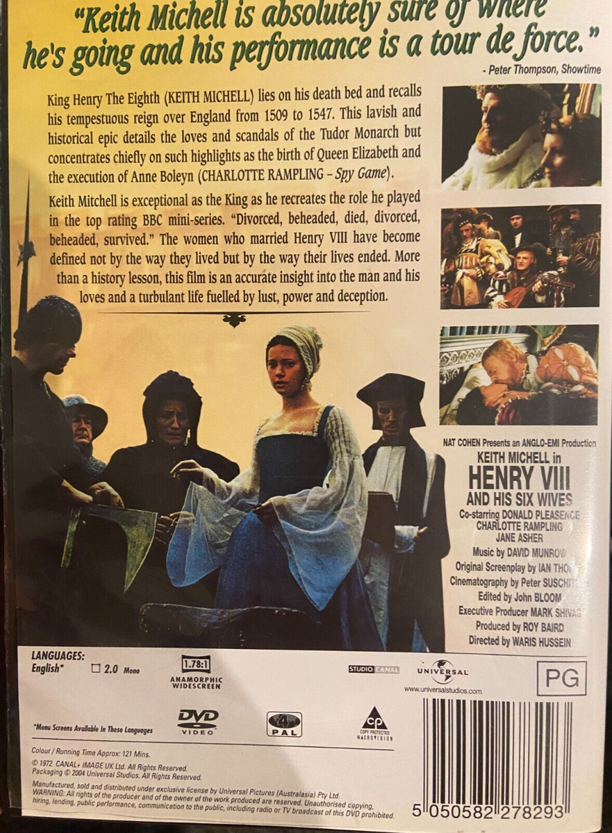 Henry VIII and His Six Wives (DVD, 1972) for sale online