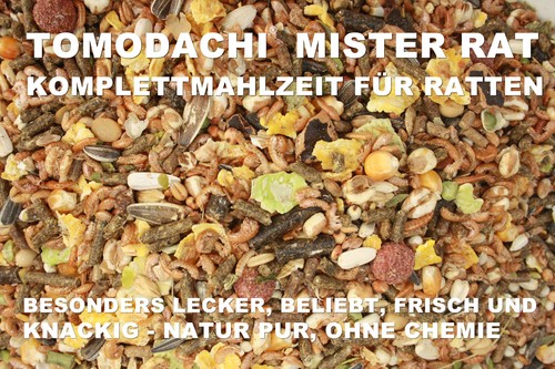 Rattenfutter Nager Futter Gammarus Kerne Nüsse Gemüse Löwenzahn Ratten Menü 10L - Bild 5 von 7