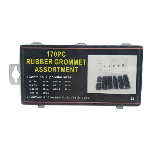 Hochwertige Gummidichtung für Autokabel komplett Firewall Loch Stecker Kit - Bild 8 von 18