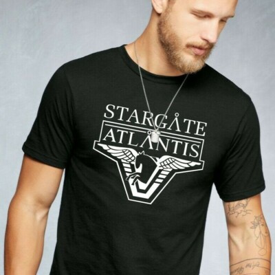 Stargate SG-1 'Replicate This' Men's V-Neck T-Shirt - Officially Licensed