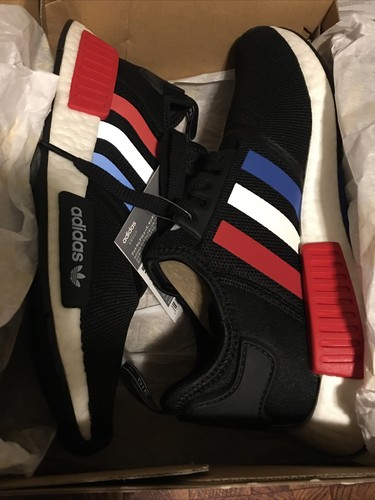 Adidas NMD R1 Black Royal Red White F99712 Men Size 9 Japan Boost NIB NBW |  eBay