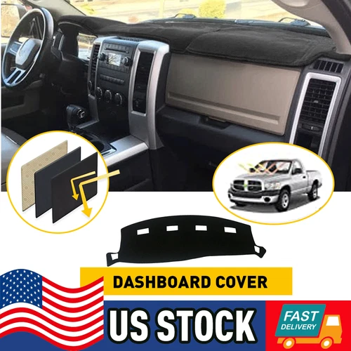 Dashboard Dash Board Cover Mat Carpet For 2002-2008 Dodge Ram 1500 2500 3500 NEW