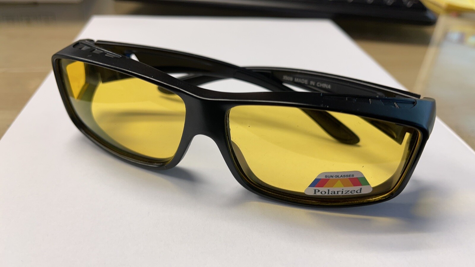 Polarized Fit Over Glasses Sunglasses with 100% UV Protection Wrap-around-image