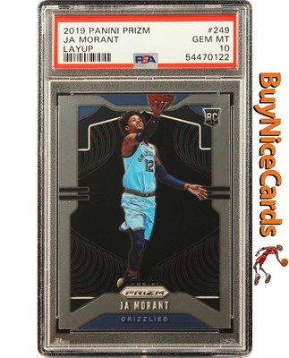 2019 Ja Morant Panini Prizm Base Layup Variation SP RC Rookie 