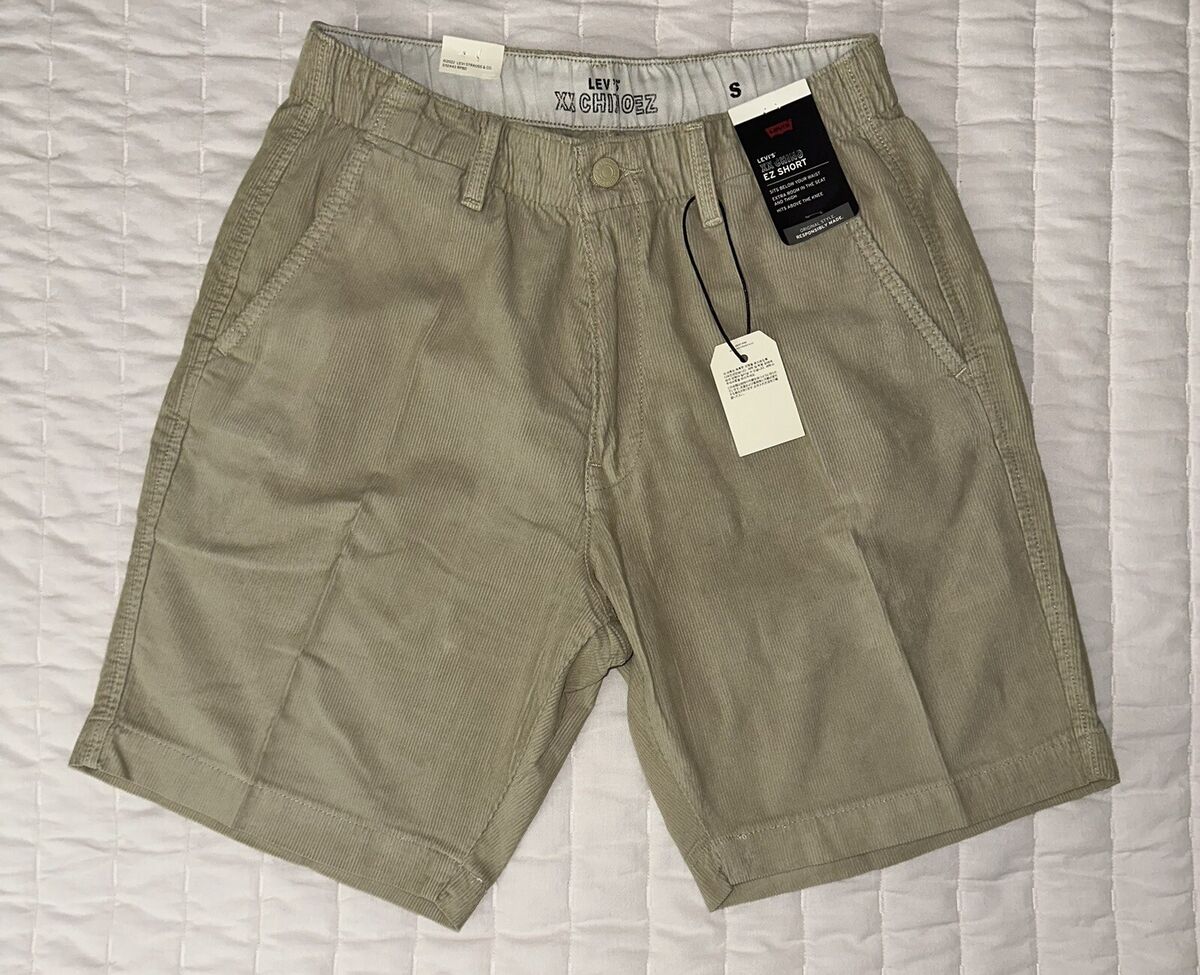 Levi's Corduroy XX Chino EZ Casual Elastic Waist Shorts/ Sz Levi's Corduroy XX Chino EZ Casual Elastic Waist Shorts/ Sz