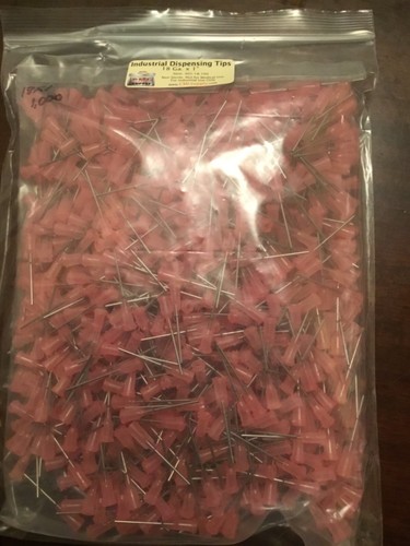 CML Supply 18ga x 1.0" Blunt Tip Dispensing Fill Needles 1000 pcs Industrial new - Bild 1 von 2