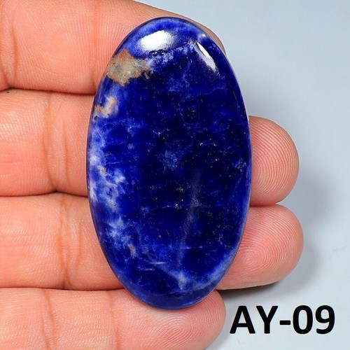 TOP QUALITY NATURAL NAVY BLUE SODALITE OVAL CABOCHON GEMSTONE AY- - Picture 11 of 18