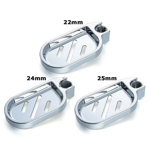 Adjustable Rail Slide Bathroom Bath Shower Soap Dishes Holder For22 24 25mm Home - Picture 4 of 14