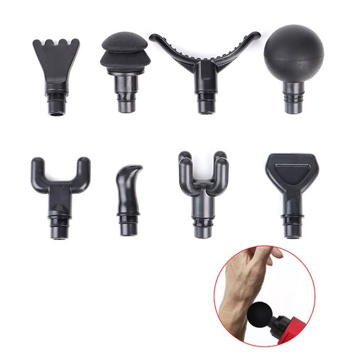 1/8pcs Fascia Gun Massage Head Body Relaxation Massager Replacement Head' JC - Picture 1 of 20