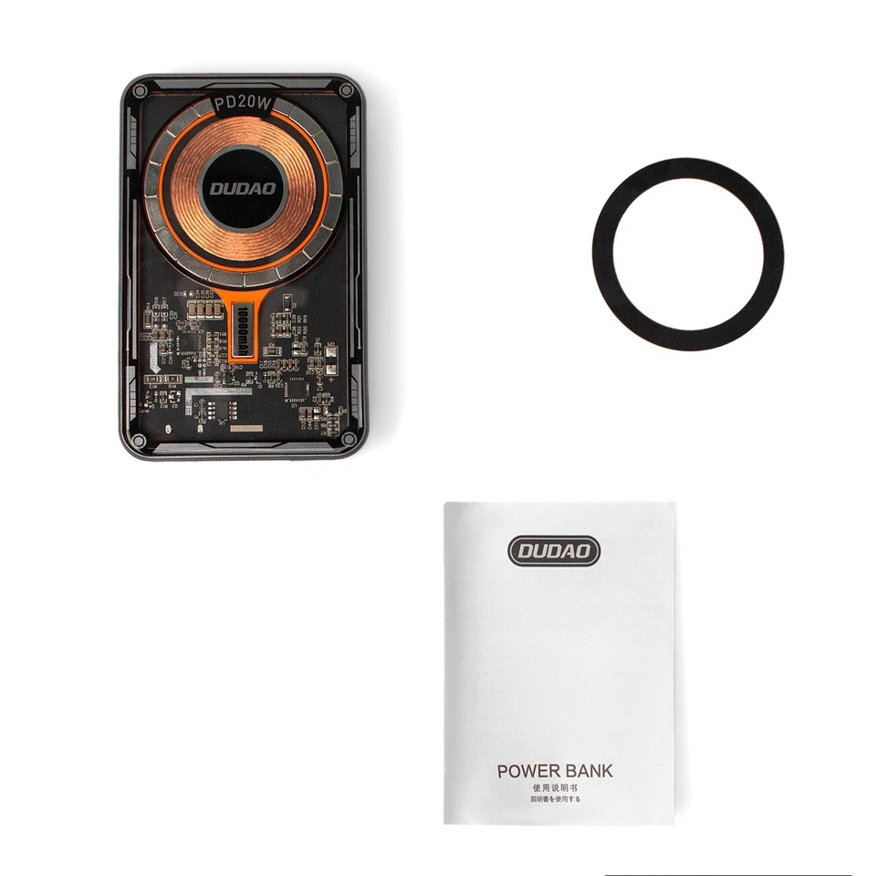 Powerbank 10000mAh Ladegerät Magnet Power Bank Zusatz Akku 20W Dudao - Bild 3 von 4