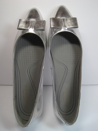 Cole Haan ZeroGrand Women's Metallic Bow Skimmer Ballet Shoes Size 8.5 B NWOB - Picture 7 of 11