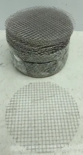 100 Pack 6" Stainless Steel Welded Wire 4 Mesh Circles .023" 304SS 6215009D