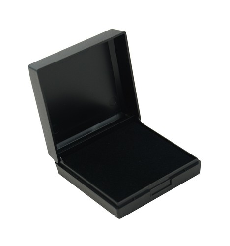Black Nero Sturdy Plastic Earring Box Adornment Display Jewellery Presentation - Picture 3 of 4