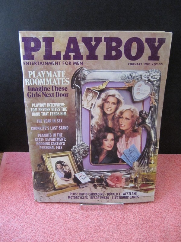 PLAYBOY MAGAZINE FEB 1981 2/81 PLAYMATE ROOMATES, TOM SNYDER INTERVIEW AND MORE