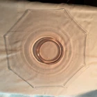 Lg Depression Glass Pink or Flamingo Heisey Octagon 14" Platter Serving Plate