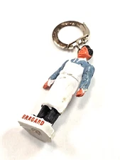 Keychain - Bragard Vintage Butcher Figurine Clothing Kitchen 1960S
