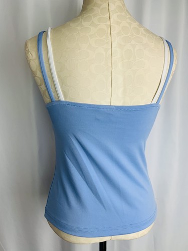 Medium Mossimo Women's Periwinkle Tank Activewear Built in Bra - Picture 6 of 7