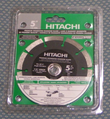 HITACHI 5''/125MM PREMIUM GRADE SEGMENTED DIAMOND MASONARY BLADE - PART#728713