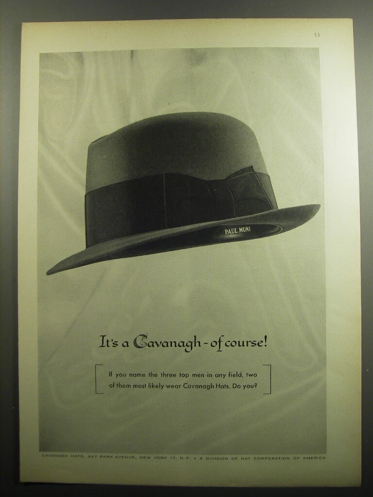 Cavanagh hats hot sale
