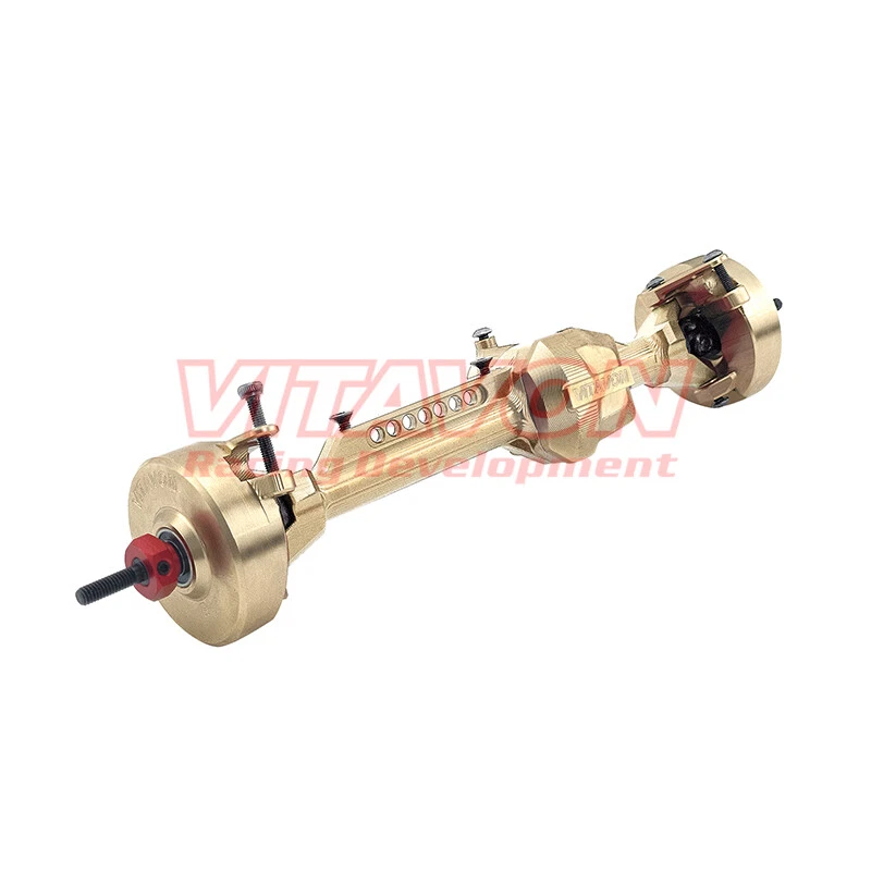 Vitavon CNC Brass Front Straight Axle Set For Axial SCX10 Pro - Image 3 of 4