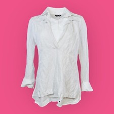 Tom Ford Women V Neck Gray Sweater Button Up ...